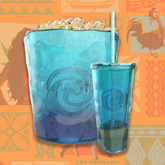 Moana 130oz Water Ripple Popcorn Bucket & 24oz Cup Combo