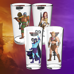 Masters of the Universe 16oz Character Pint Glass Set