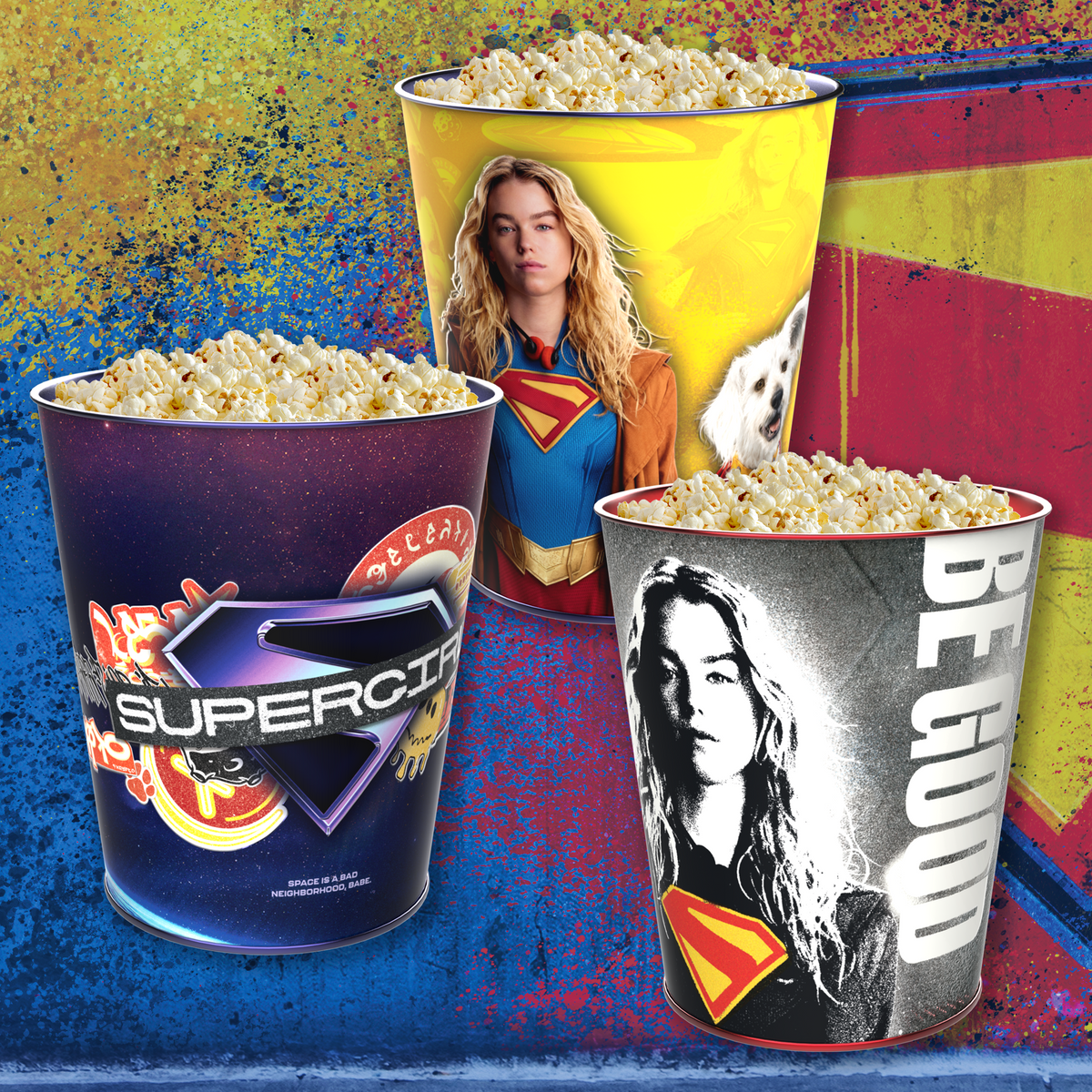 Supergirl 130oz Popcorn Bucket Set